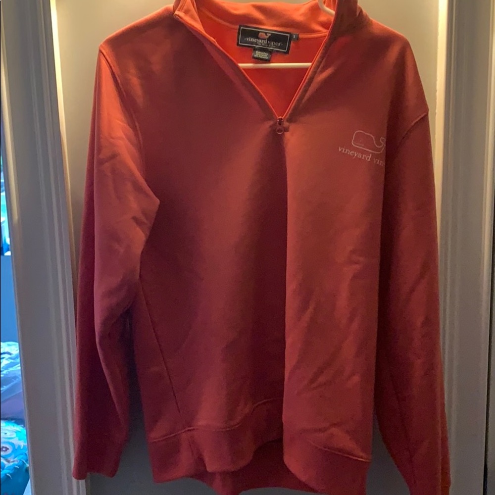 Vineyard vines hot pink pullover for boys size S